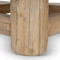 Freeman 100cm Elm Round Coffee Table - Natural