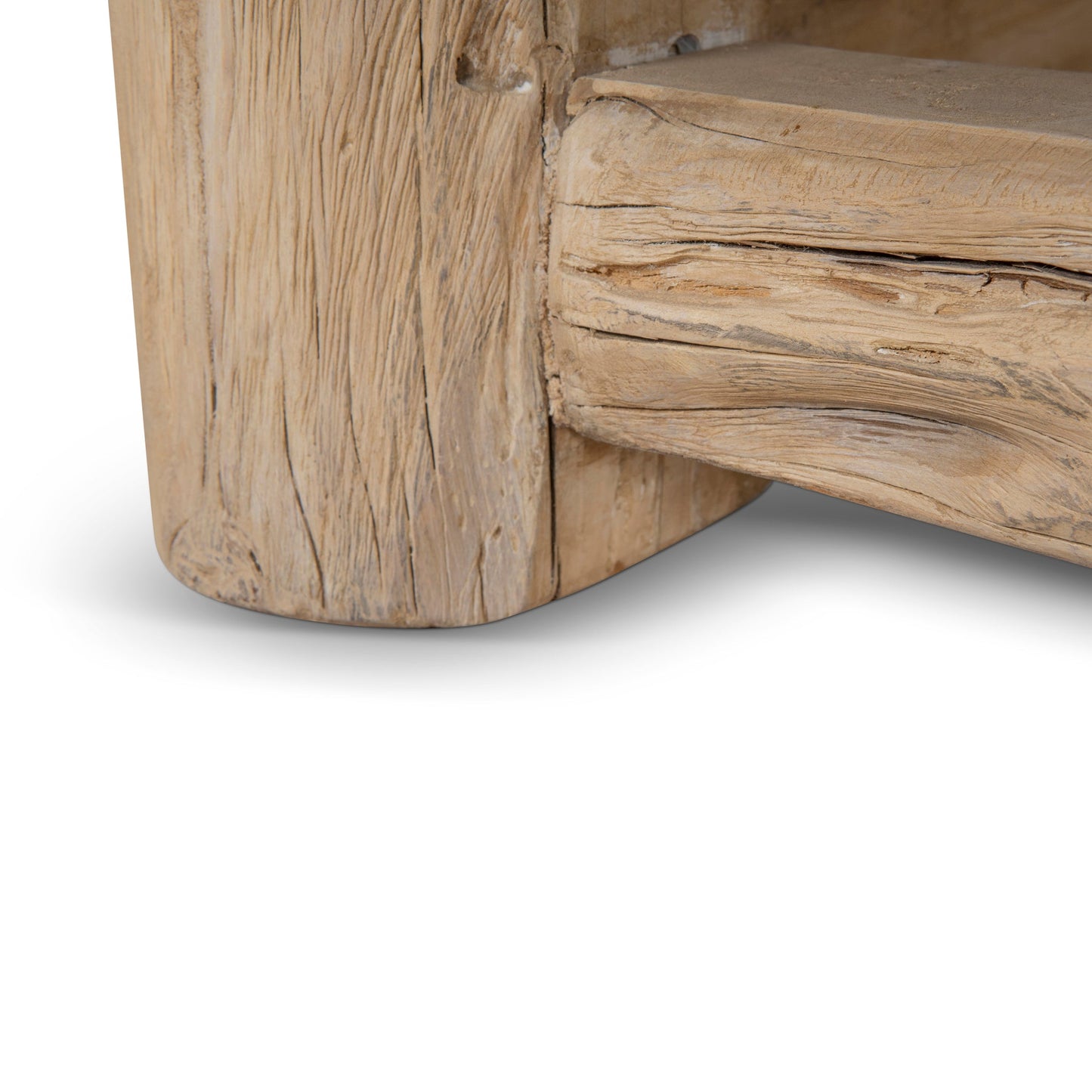 Freeman 100cm Elm Round Coffee Table - Natural