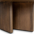 Roshan 1.3m Pill Shape Coffee Table - Caramel Oak