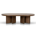 Roshan 1.3m Pill Shape Coffee Table - Caramel Oak