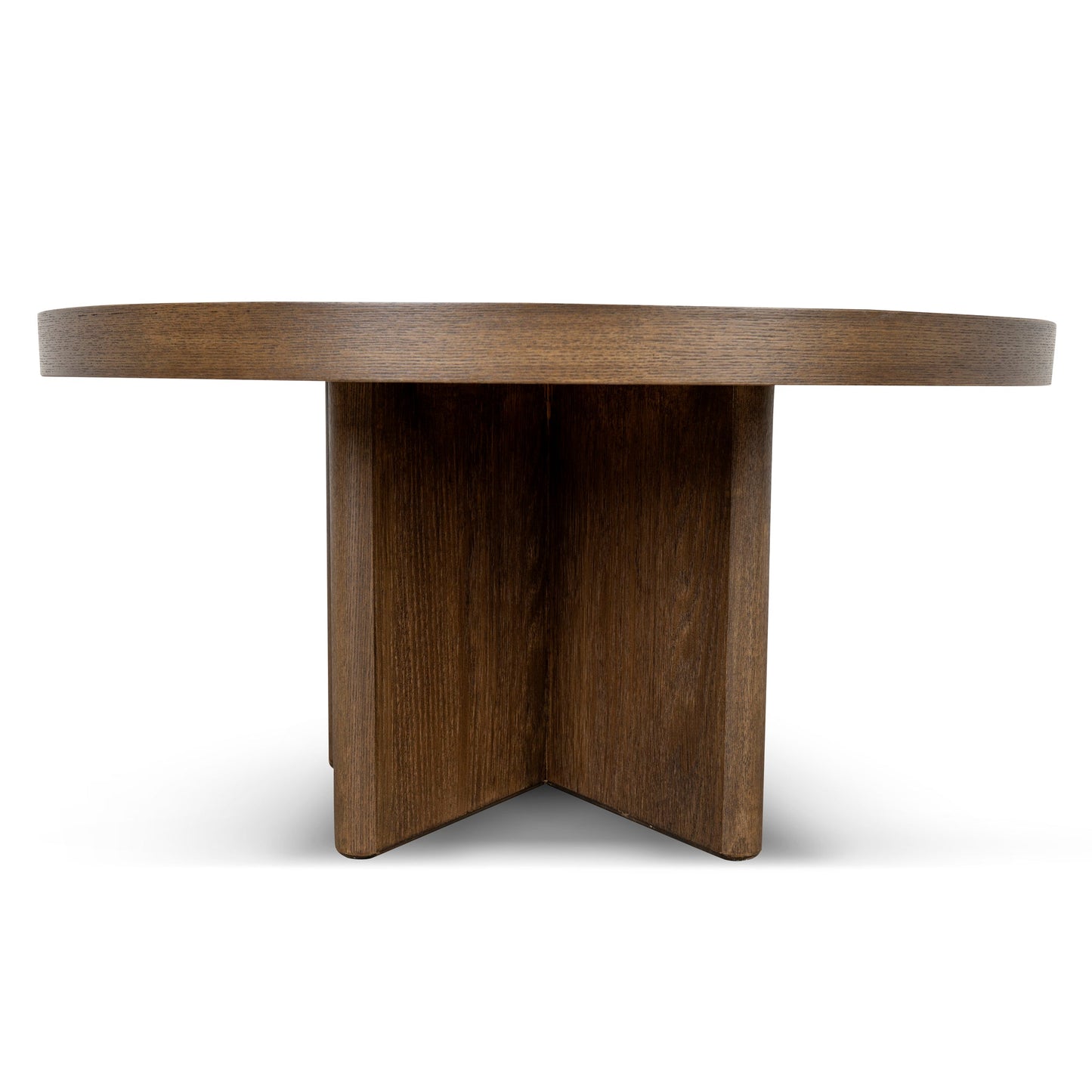 Roshan 1.3m Pill Shape Coffee Table - Caramel Oak