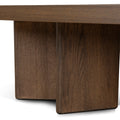 Roshan 1.3m Pill Shape Coffee Table - Caramel Oak