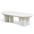 Holt 1.3m Coffee Table - Full White