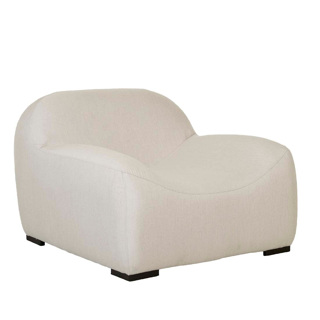 Aruba Chubby Occasional Chair - Putty