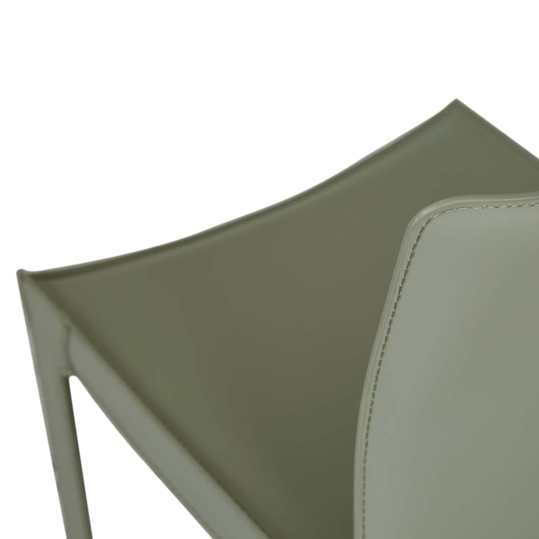 Carlo Dining Chair - Moss Recycled Leather