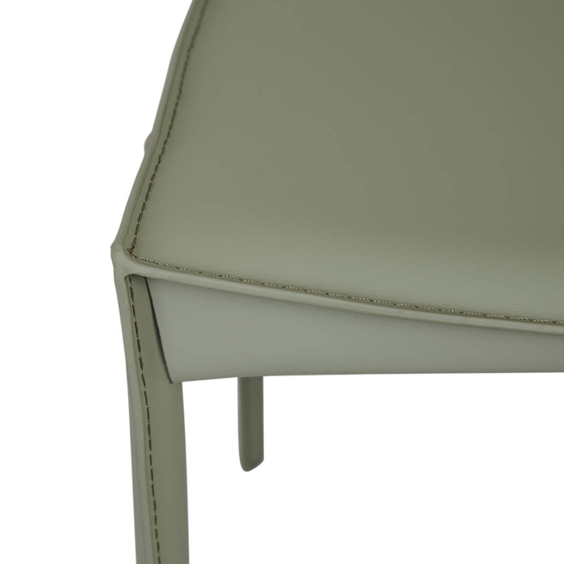 Carlo Dining Chair - Moss Recycled Leather