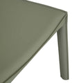 Carlo Dining Chair - Moss Recycled Leather