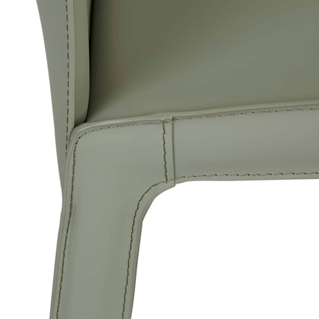 Carlo Dining Chair - Moss Recycled Leather