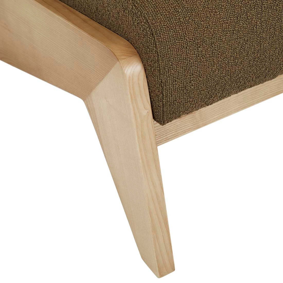 Cole Occasional Chair - Deep Olive - Natural Ash