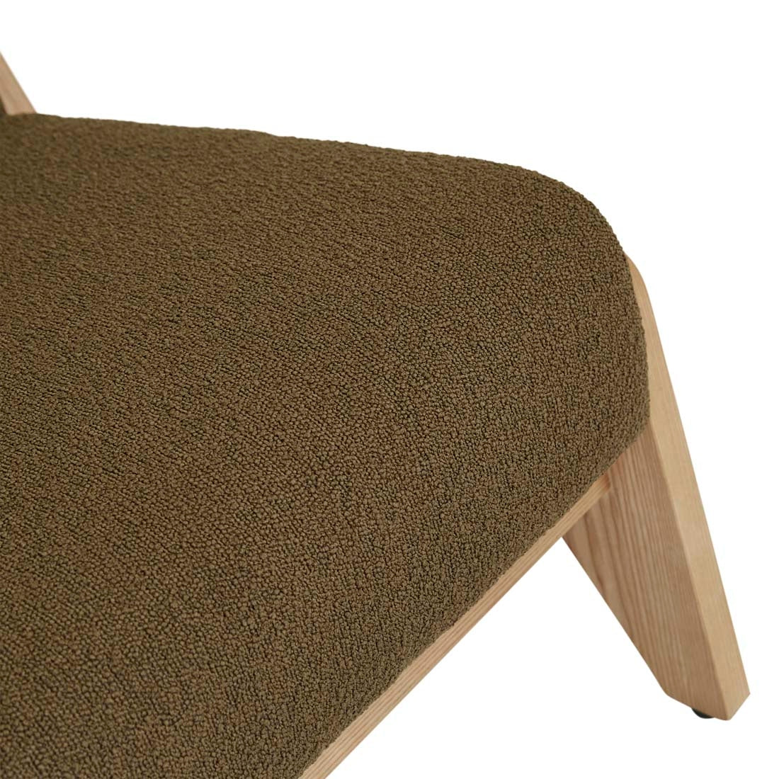 Cole Occasional Chair - Deep Olive - Natural Ash