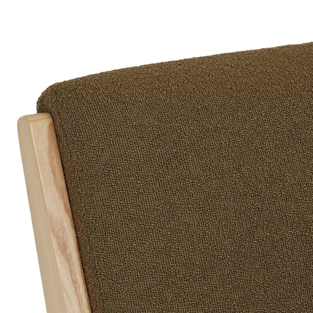 Cole Occasional Chair - Deep Olive - Natural Ash