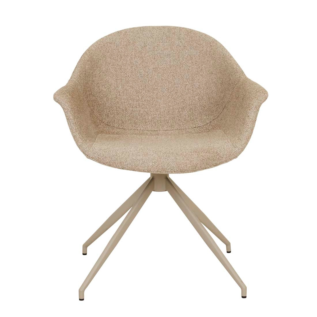 Daisy Spider Leg Office Chair - Fawn - Matt Cashmere