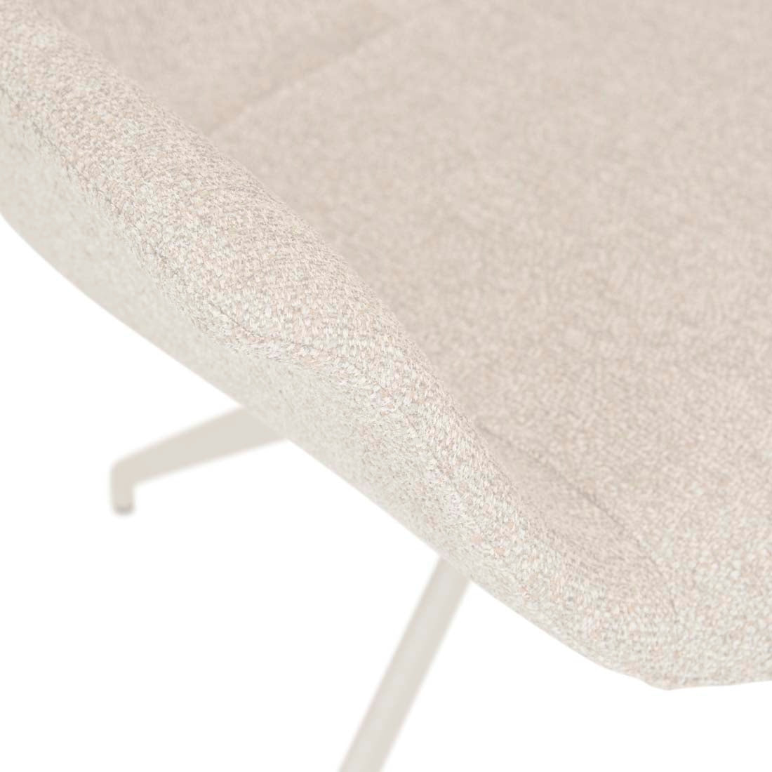 Daisy Spider Leg Office Chair - Fawn - Matt Cashmere