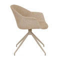 Daisy Spider Leg Office Chair - Fawn - Matt Cashmere