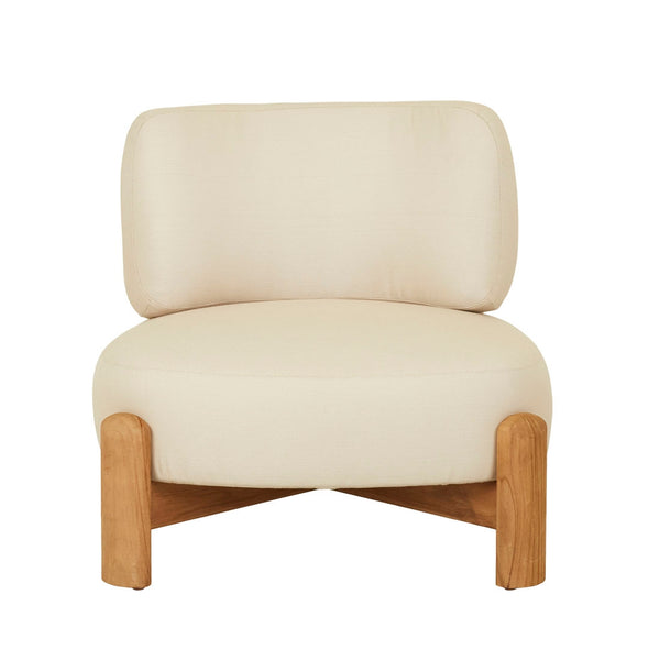 Dawn Occasional Dining Chair - Fawn - Natural Teak