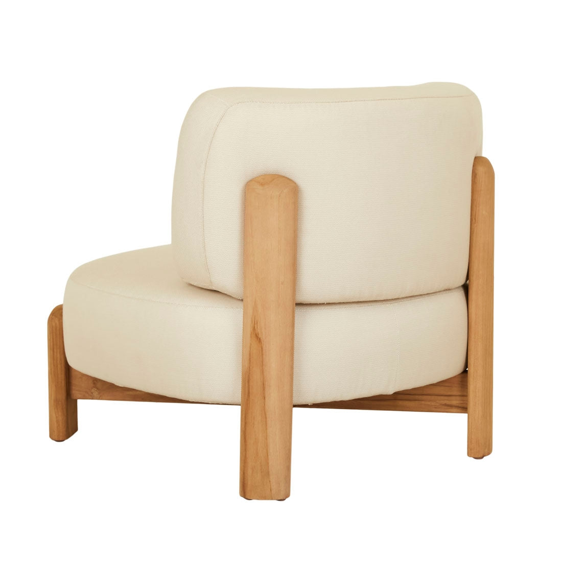 Dawn Occasional Dining Chair - Fawn - Natural Teak