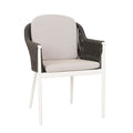 Delphi Dining Armchair - Ash - Charcoal Rope