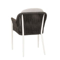 Delphi Dining Armchair - Ash - Charcoal Rope