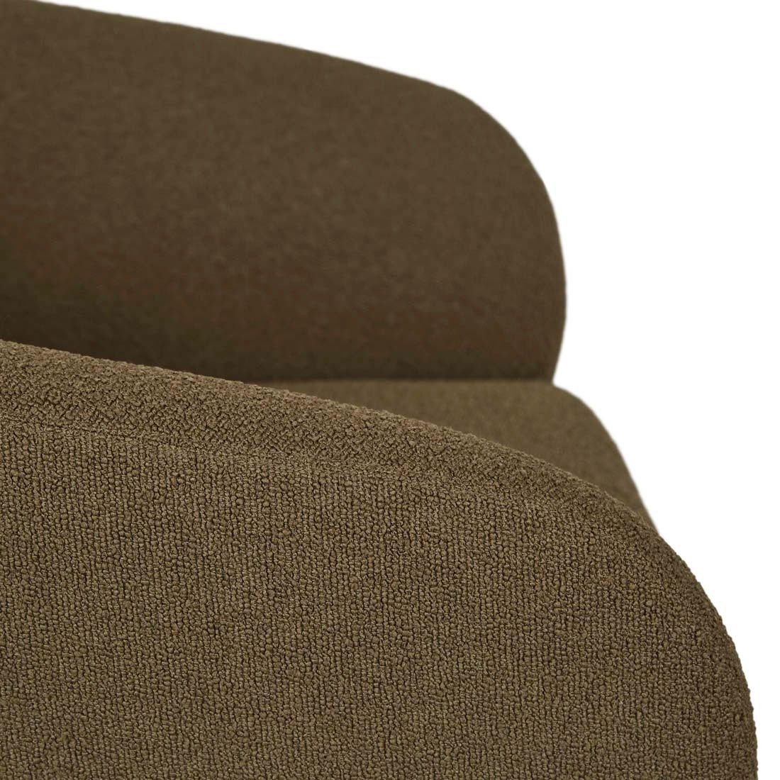 Flo Occasional Chair - Deep Olive - Natural Ash