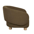 Flo Occasional Chair - Deep Olive - Natural Ash