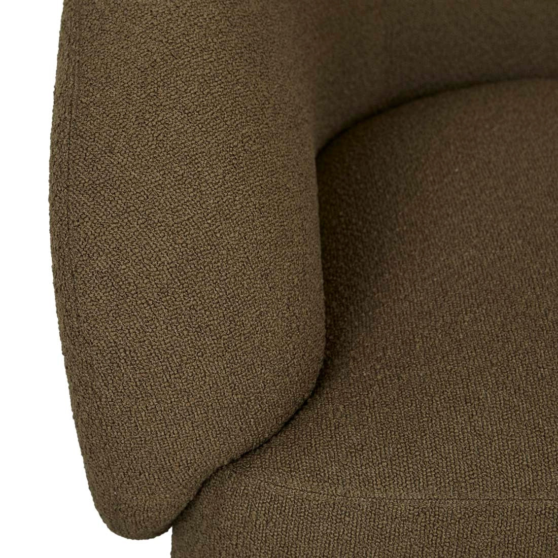 Flo Occasional Chair - Deep Olive - Natural Ash