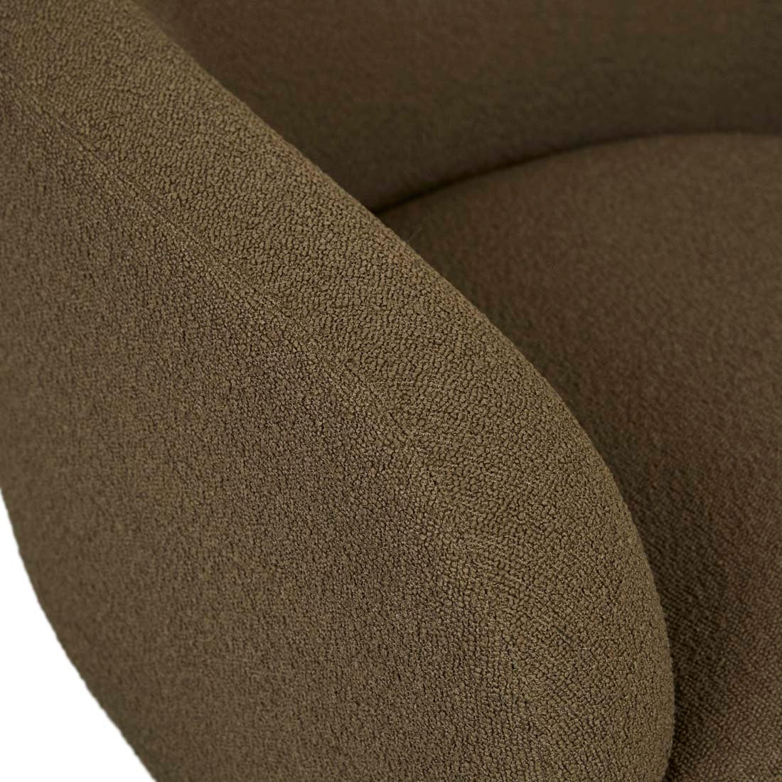 Flo Occasional Chair - Deep Olive - Natural Ash