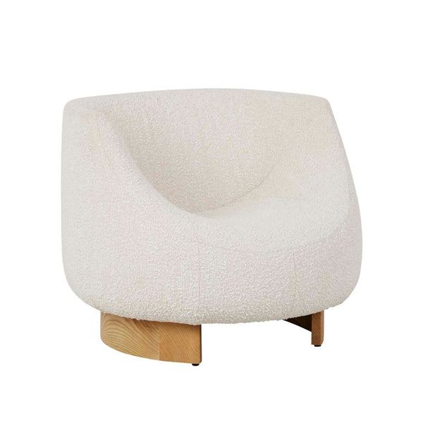 Hana Occasional Chair - Oat Boucle - Natural Ash