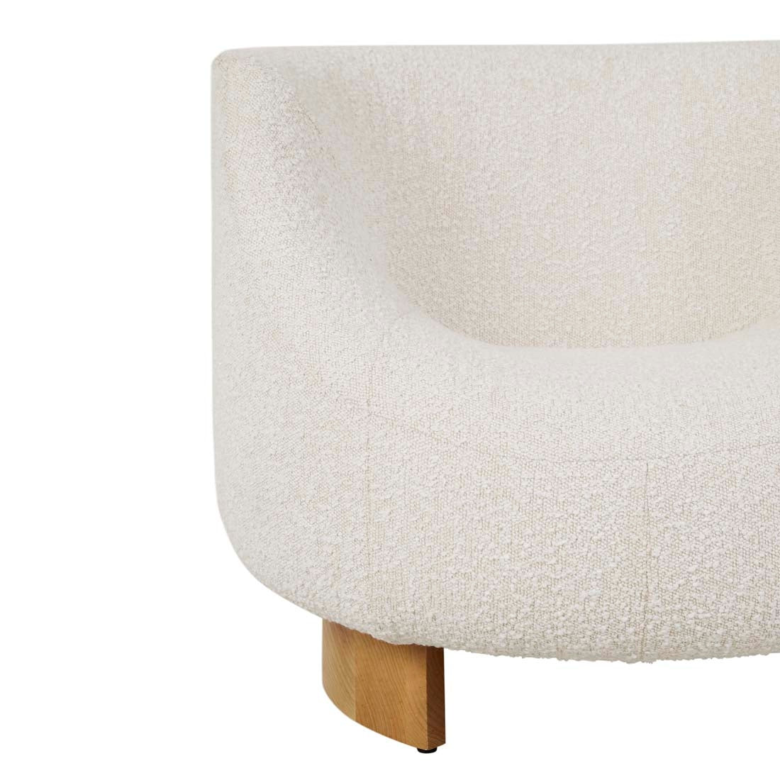 Hana Occasional Chair - Oat Boucle - Natural Ash