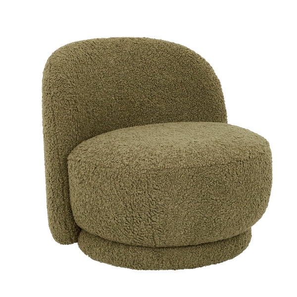 Ina Occasional Chair - Moss Sherpa