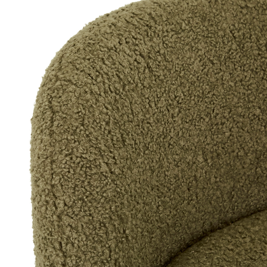 Ina Occasional Chair - Moss Sherpa