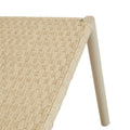 Jules Woven Outdoor Dining Chair - Shell - Linen Metal