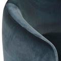 Kennedy Tenner Occasional Chair - Blue Charcoal Velvet