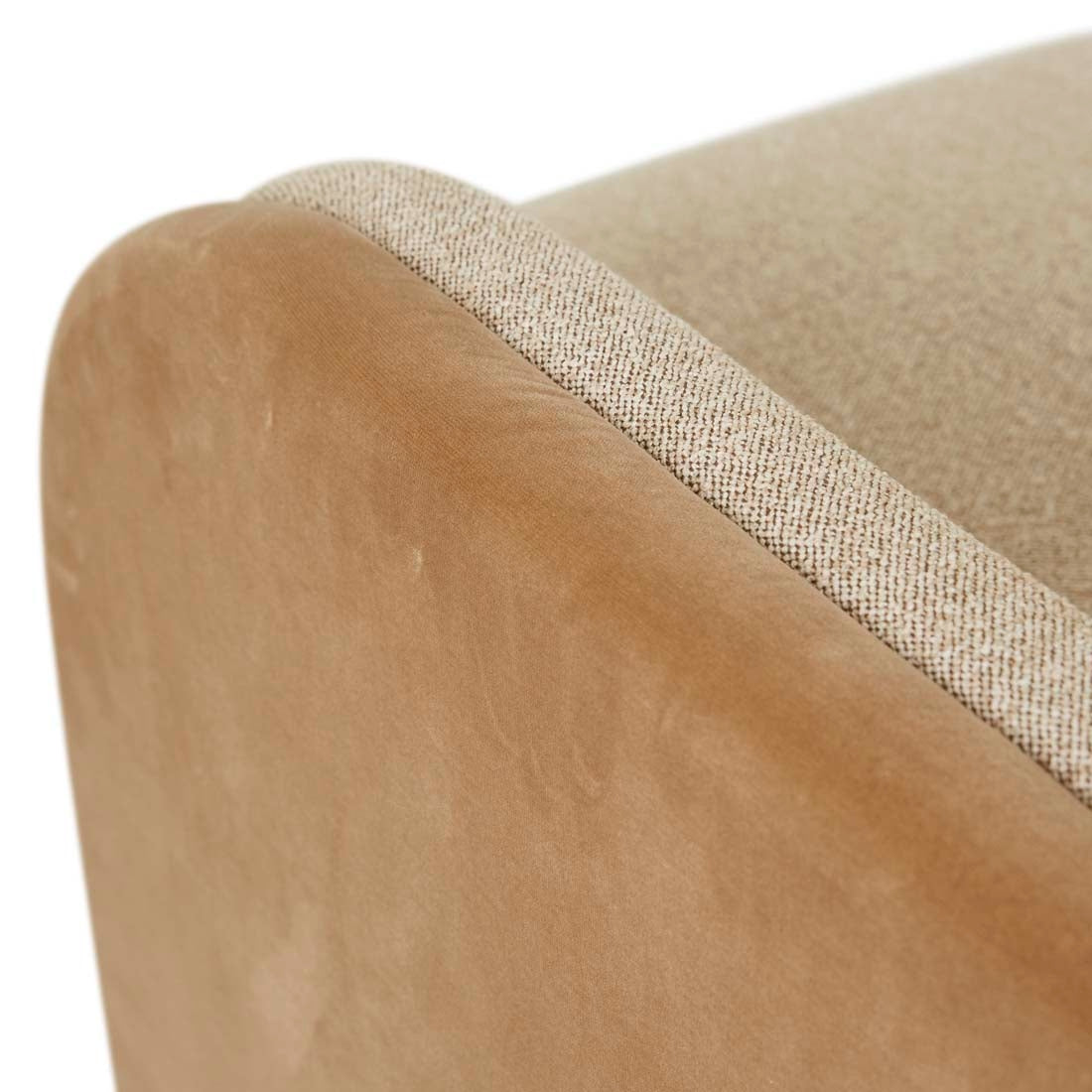 Livia Occasional Chair - Dijon Velvet - Biscotti