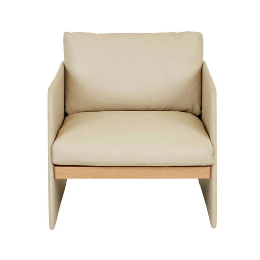 Natadora Miles Occasional Chair - Limestone Leather