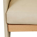 Natadora Miles Occasional Chair - Limestone Leather