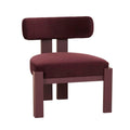 Ninette Occasional Chair - Plum Velvet - Shiraz