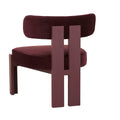 Ninette Occasional Chair - Plum Velvet - Shiraz