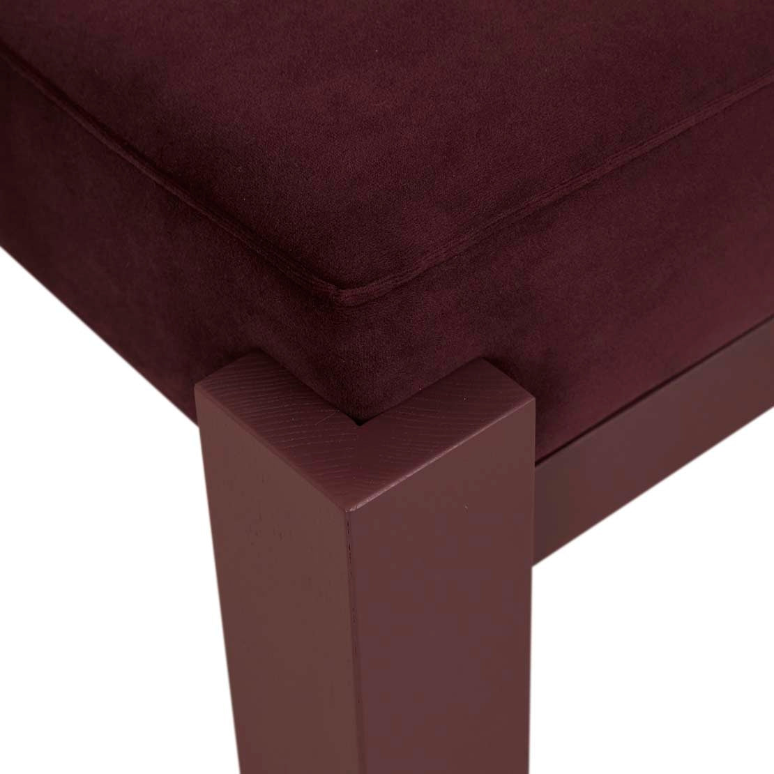 Ninette Occasional Chair - Plum Velvet - Shiraz