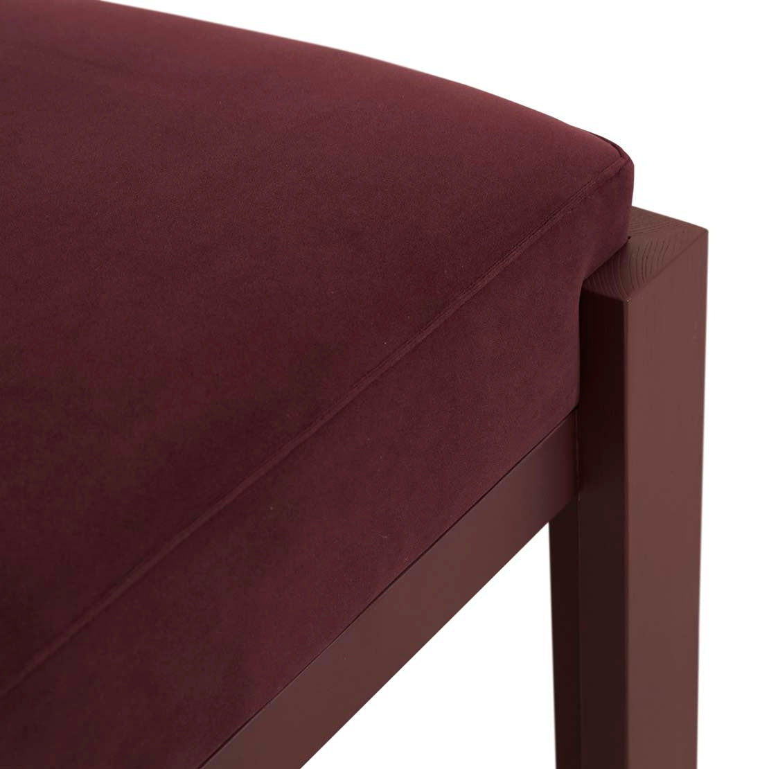 Ninette Occasional Chair - Plum Velvet - Shiraz