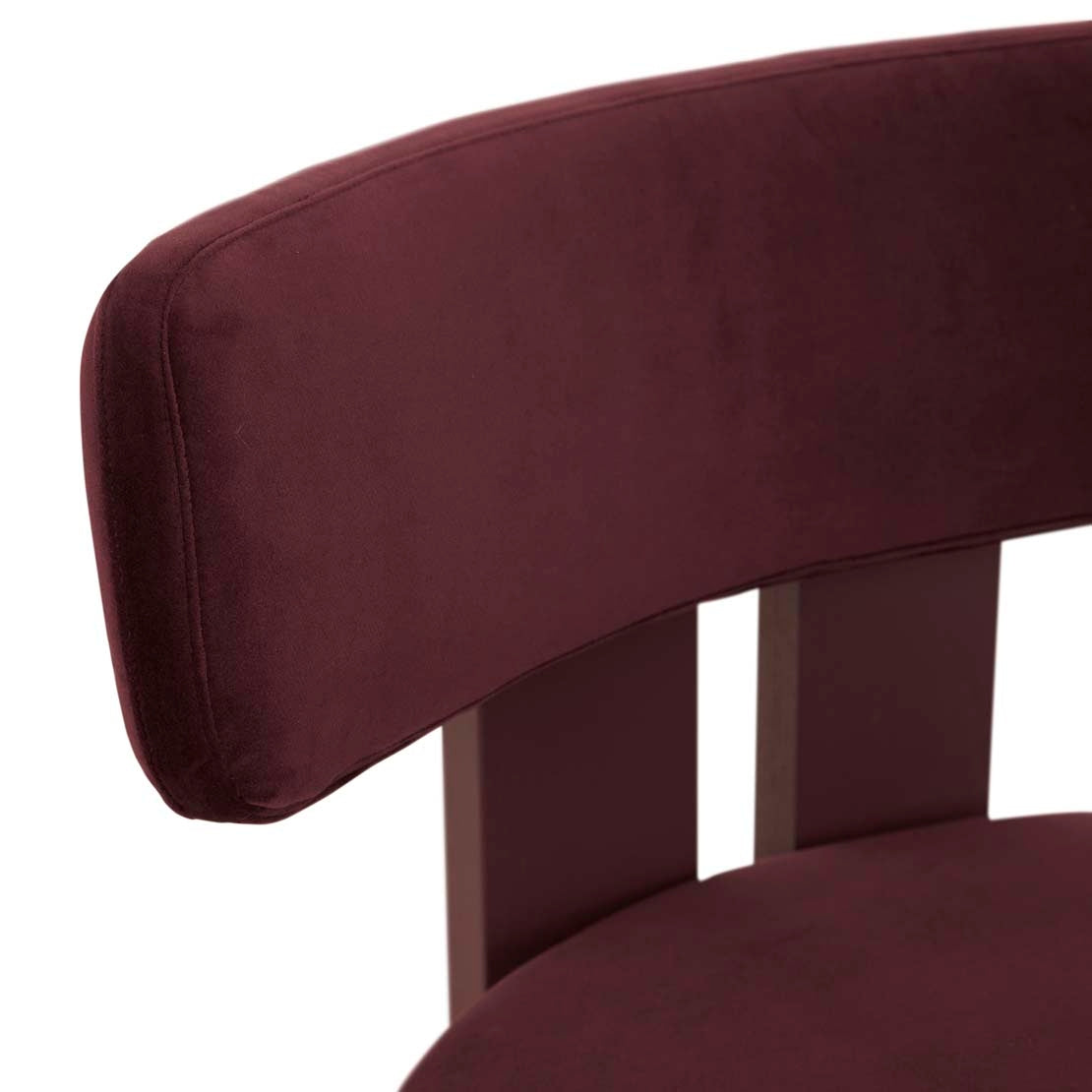 Ninette Occasional Chair - Plum Velvet - Shiraz