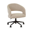 Norah Office Chair - Copeland Birch - Black Metal