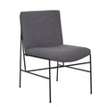 Penn Dining Chair - Iron Ore - Black Metal