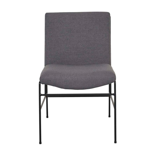 Penn Dining Chair - Iron Ore - Black Metal