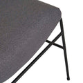 Penn Dining Chair - Iron Ore - Black Metal