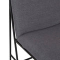 Penn Dining Chair - Iron Ore - Black Metal