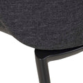 Portsea Cruise Dining Chair - Dark Grey - Charcoal Aluminium