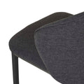 Portsea Cruise Dining Chair - Dark Grey - Charcoal Aluminium