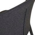 Portsea Cruise Dining Chair - Dark Grey - Charcoal Aluminium