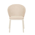 Portsea Cruise Dining Chair - Natural - Ivory White