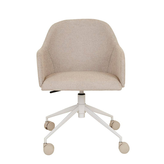 Riley Office Chair - Feather Speckle - Sandstone PU